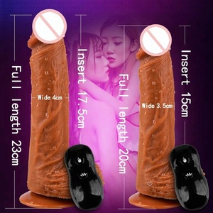 Consolador eléctrico goma <span class=keywords><strong>falsos</strong></span> pene diferentes tamaños juguetes pene de goma - Product Image 6