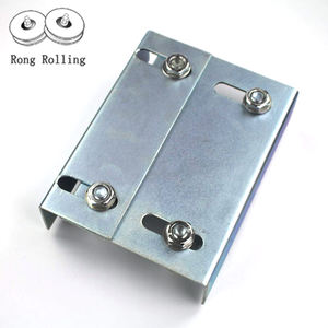 Rouleaux en nylon pour porte coulissante, 6 pièces, <span class=keywords><strong>guide</strong></span> supérieur, quincaillerie pour les portes - Product Image 4