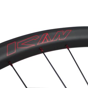 Ruedas de Bicicleta de Montaña ICAN <span class=keywords><strong>29</strong></span>+ de Carbono, Sin Cámara, 29er <span class=keywords><strong>Plus</strong></span>, 50 mm de Ancho, 23 mm de Profundidad, Listas para Tubeless, Aptas para Neumáticos FAT - Product Image 4