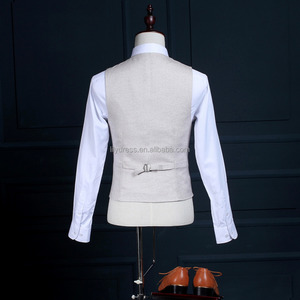 Traje de Boda Formal para <span class=keywords><strong>Hombre</strong></span>, Traje de Lana <span class=keywords><strong>Entallado</strong></span> Personalizado, Esmoquin de 3 Piezas NA23, Traje de Novio - Product Image 4