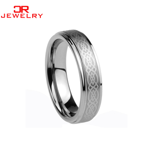Wholesale China Glow Couple Celtic <strong>Tungsen</strong> <strong>Rings</strong> - Product Image 4