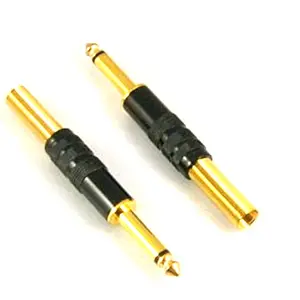 p10 6.35mm 6.35 1/4 mono trs plug audio connector