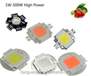 1W-500W High Power LED Chip 660nm Deep Red LED Grow Light 440nm 380nm-840nm cob