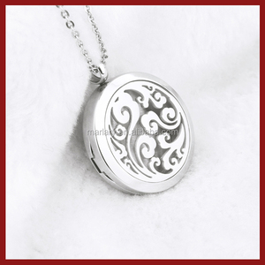 Collar Difusor de Aromas Promocional, Difusor de Aceites Esenciales de Acero Inoxidable, Colgante de Aromaterapia, Joyería - Product Image 4