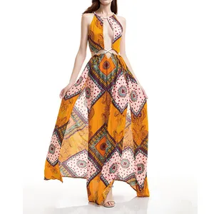 Bohemian Style Clothing Wholesale, Ladies Bohemian Maxi Dress Summer