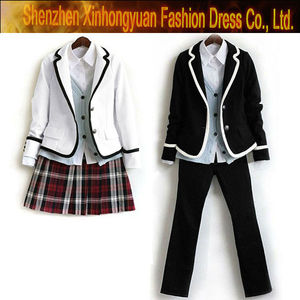 Ensemble de costumes d'<span class=keywords><strong>uniforme</strong></span> d'écolière pour femmes chemise à manches courtes avec Mini jupe plissée Costumes d'écolière <span class=keywords><strong>japonaise</strong></span> - Product Image 6