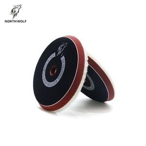 OEM vera pelle di pecora agnello tampone lucidante per auto <span class=keywords><strong>spugna</strong></span>/materiale in schiuma per dettagli auto - Product Image 4