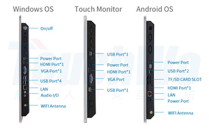 10,1 "13,3" 15,6 "18,5" 21,5 "pulgadas de tablet pantalla táctil monitor todo-en-uno de la computadora - Product Image 6