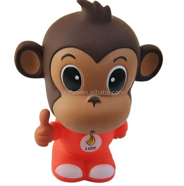 Custom plastic monkey toy figure,OEM mini plastic monkey toys,Custom mini small plastic toy figures monkey wholesale