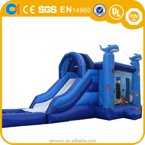 Venta caliente barato comercial gorila inflable, saltando castillo hinchable con tobogán, inflable Combo - Product Image 1