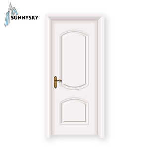 Fornitura diretta in fabbrica elegante <span class=keywords><strong>laccato</strong></span> <span class=keywords><strong>bianco</strong></span> <span class=keywords><strong>mdf</strong></span> legno impiallacciatura interna a filo arco in legno progetta porte - Product Image 6