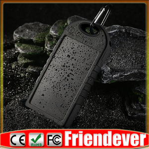 Chargeur solaire portable 5000mAh <span class=keywords><strong>Power</strong></span> <span class=keywords><strong>Bank</strong></span> Design étanche avec entrée Micro USB et sortie 10W Caractéristiques de la batterie LI-Polymer - Product Image 3