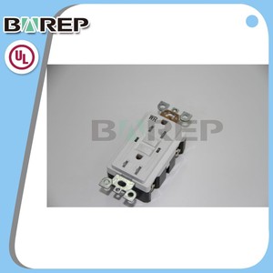 YGB-094WR BAREP tipo americano gfci toma de corriente de alimentación de <span class=keywords><strong>CA</strong></span> toma de teléfono - Product Image 1
