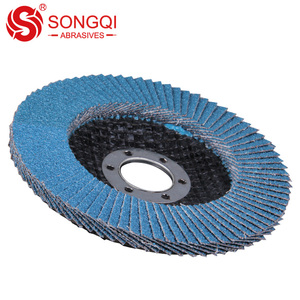 <span class=keywords><strong>Disque</strong></span> à lamelles de grain 115mm 80/120 pour le polissage de l'acier inoxydable - Product Image 4