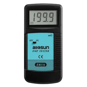 Allosun EM556 EMF Mét Cầm Tay Kỹ Thuật Số Điện Trường Bức Xạ Dosimeter Sóng Điện Từ Detector