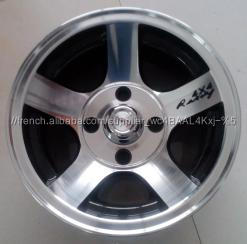 Argent roues de voiture fit pour sport style <span class=keywords><strong>vert</strong></span> fonte des lèvres roues <span class=keywords><strong>13</strong></span> pouces 4x114.3-10 roues jantes - Product Image 1