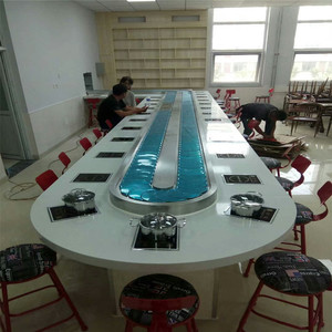 Cổ điển đa năng <span class=keywords><strong>mini</strong></span> <span class=keywords><strong>Sushi</strong></span> Băng tải hệ thống vành đai cho nhà hàng - Product Image 4