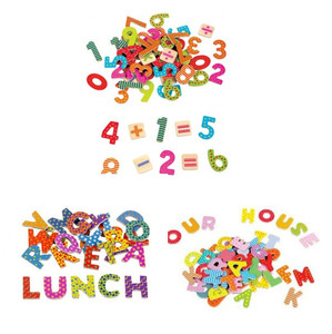 Imanes Educativos para Refrigerador con <span class=keywords><strong>Letras</strong></span> y Números, Alfabeto Magnético de Papel y Cartón, Juego de Rompecabezas, Juguete Reutilizable y Ecológico para Niños - Product Image 1