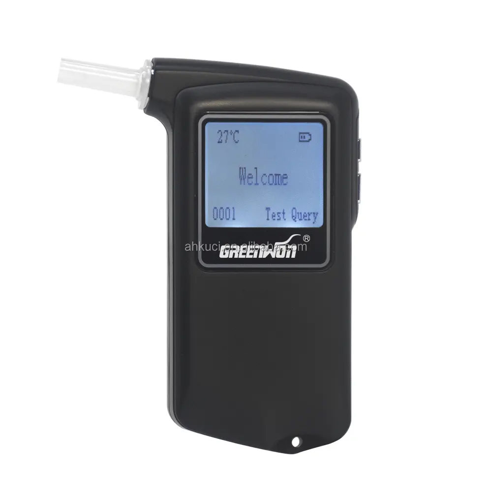Ahkuci Professionele Nauwkeurigheid Brandstofcel Sensor Auto Veiligheid Digitale Blaastest Alcohol Tester, AT-868F