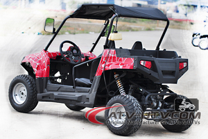 Buggy UTV 150cc à transmission par chaîne automatique à vendre, prix du buggy de plage - Product Image 2