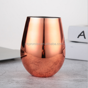 <span class=keywords><strong>Verre</strong></span> à vin en acier inoxydable 17oz, chope à mur simple, tasse à vin en cuivre pour mulet de moscou de noël - Product Image 5