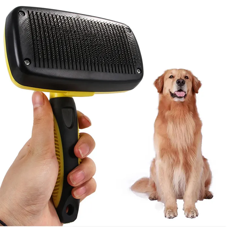 Cepillo de desodorización para mascotas, peine de aguja para perros y gatos, limpieza rápida, herramienta para cortar pelo