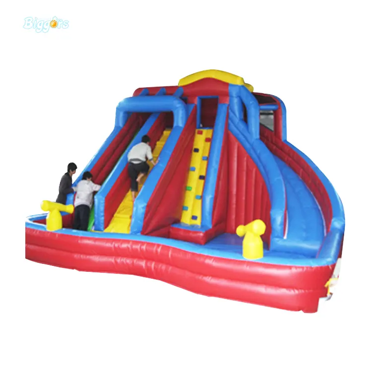 Thương mại inflatable trượt nước inflatable hồ bơi trượt trẻ em gia đình mùa hè trò chơi