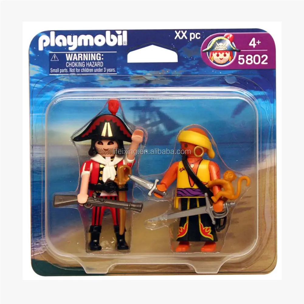 Cartón blíster sellado al calor para playmobil