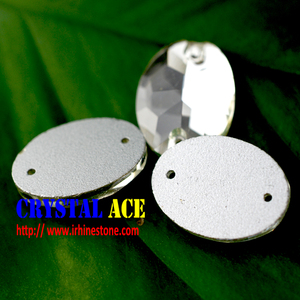 Strass espalda plana elegante cristal boreale <span class=keywords><strong>aurora</strong></span> oval de alta calidad - Product Image 1