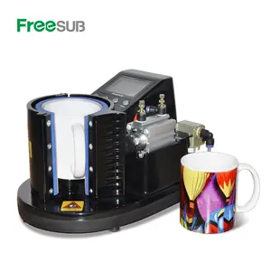 Freesub produk baru pneumatik 11oz mug mesin sublimasi tekan panas mesin cetak Mug ST-110