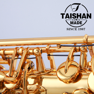Saxofón alto chino de marca Taishan de laca dorada de alta calidad - Product Image 6