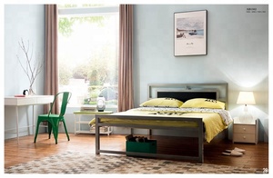 Dormitorio tipo panel de Metal tipo servicio apartamento muebles de dormitorio estudio sala de apartamento - Product Image 3