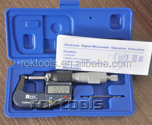 ROKTOOLS 0-25mm Sferica Tubo Elettronico Digitale Micrometro Arc Incudine - Product Image 3