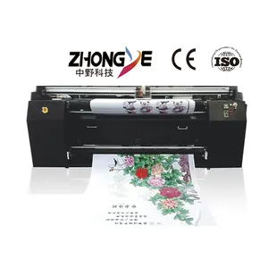 Zhongye 3.2m Large format Billboard printing machine 5113 Head sublimation printer