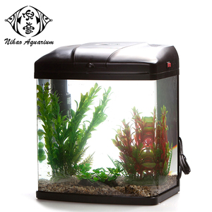 Aensobo — <span class=keywords><strong>aquarium</strong></span> en verre avec <span class=keywords><strong>pompe</strong></span> à filtre, décoration intérieure pour la maison, petit réservoir de poissons, capacité de <span class=keywords><strong>20l</strong></span>/35l/50l - Product Image 3