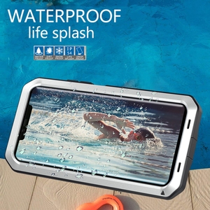 Étui de téléphone pour Mate, protection <span class=keywords><strong>intégrale</strong></span> à 360 degrés, robuste, en aluminium, imperméable, anti-traces de doigts, antichoc - Product Image 6