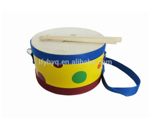 Vuelos baratos de china los niños instrumentos musicales juguetes <span class=keywords><strong>junior</strong></span> marchando cabezas de tambor niños marchingwooden bajo banda de tambor - Product Image 2