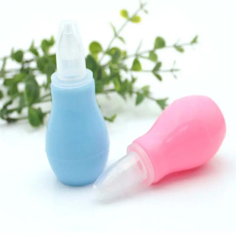 Безопасный натуральный нетоксичный полипропиленовый силиконовый детский Назальный аспиратор и назальная прозрачная присоска для слизи