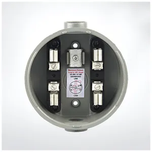 Hot sale Copper jaws 100A round energy meter socket