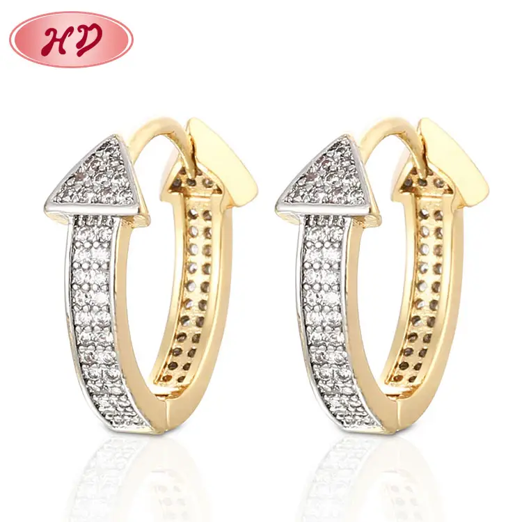 New Model Fashion Simple Women Gold Earrings Designs With Price