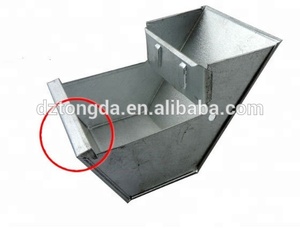 12 centimetri Piccolo Gigante Zincato Coniglio Feeder Coniglio alimentatore automatico di Coniglio di metallo alimentatore - Product Image 3