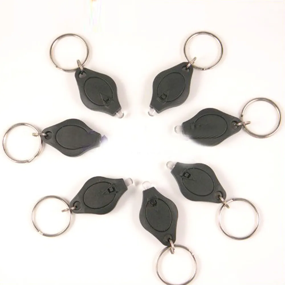 LED Keychain Light Mini Promotional Gift Flashlight Customize Logo and Color