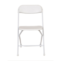 Chaise pliante en plastique pour événements en plein air, expositions, mariages, jardins, vente chaude, durable, robuste, légère, élégante et classique