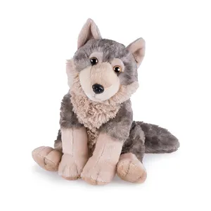 Plush Toy Animals Hot Selling Cute Soft Animal Stuff Plush Wolf Toy For Boy Gift