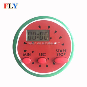 2024 desain buah pewaktu berbentuk bulat dengan magnet novel warna keras pengatur waktu digital dapur dengan magnet - Product Image 2