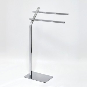 <b>Bathroom</b> L Shape 3 <b>Rail</b> Metal <b>Towel</b> Stand - Product Image 4