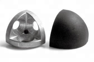 Embouts <span class=keywords><strong>d</strong></span>'accessoires pour profilés en aluminium, carrés, série 6000, <span class=keywords><strong>PVC</strong></span> <span class=keywords><strong>noir</strong></span>, ornementaux, embouts en plastique non allié pour profilés en aluminium - Product Image 2