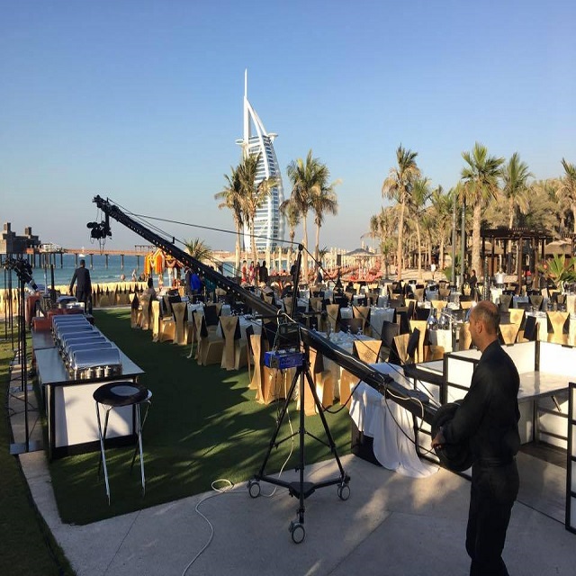 Made in China Professional 17m Heavy Camera Crane Jimmy Jib Andy Jib-417 14.1(46feet) 16.3(54feet) 17m (56feet) 15kg