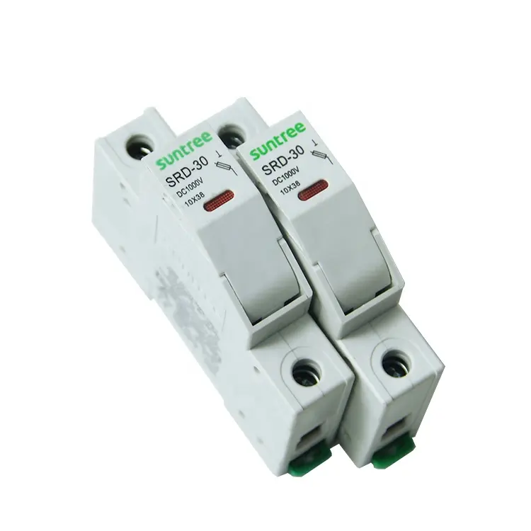 Suntree fábrica SRD-30 suporte de fusíveis elétrico, dc 1000v interruptor de caixas de fusível de cerâmica térmica interruptor