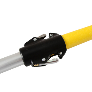 Прочный телескопический шест из стекловолокна с алюминиевым удлинителем, пружинная кнопка блокировки, раздвижной телескопический шест - Product Image 3